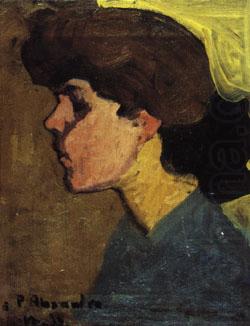 Amedeo Modigliani Head of a Woman in Profile china oil painting image